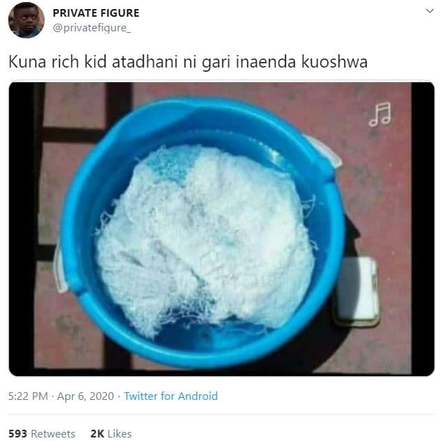 Private figure privatefigure _ kuna rich kid atadhani ni gari inaenda kuoshwa 5.