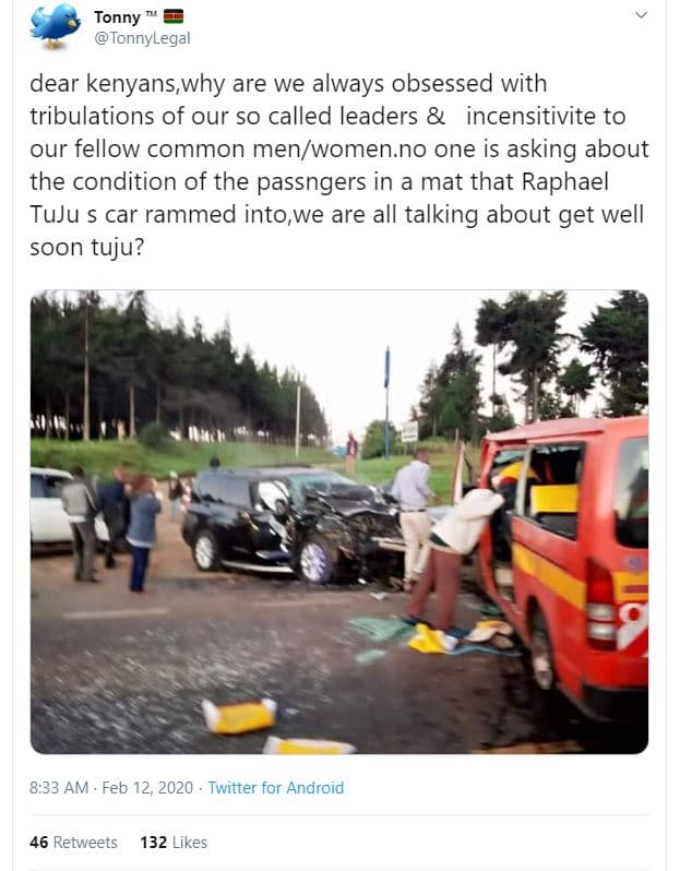 Tonny tonnylegal dear kenyans,why are we always obsessed with tribulations of ou