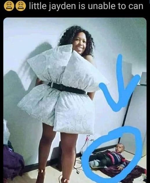 Little jayden is unable to can v