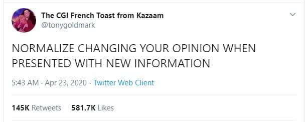The cgi french toast from kazaam tonygoldmark normalize changing your opinion wh