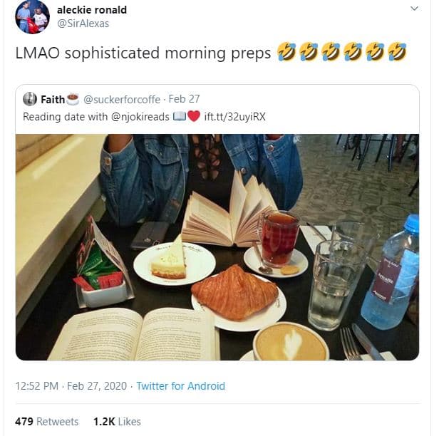 Aleckie ronald siralexas lmao sophisticated morning preps faith suckerforcoffe f