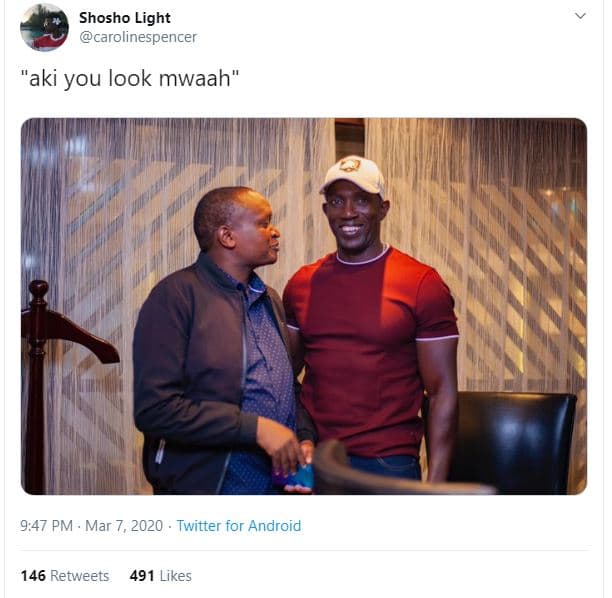 Shosho light carolinespencer 'aki you look mwaah 9,47 pm mar 7, twitter for andr