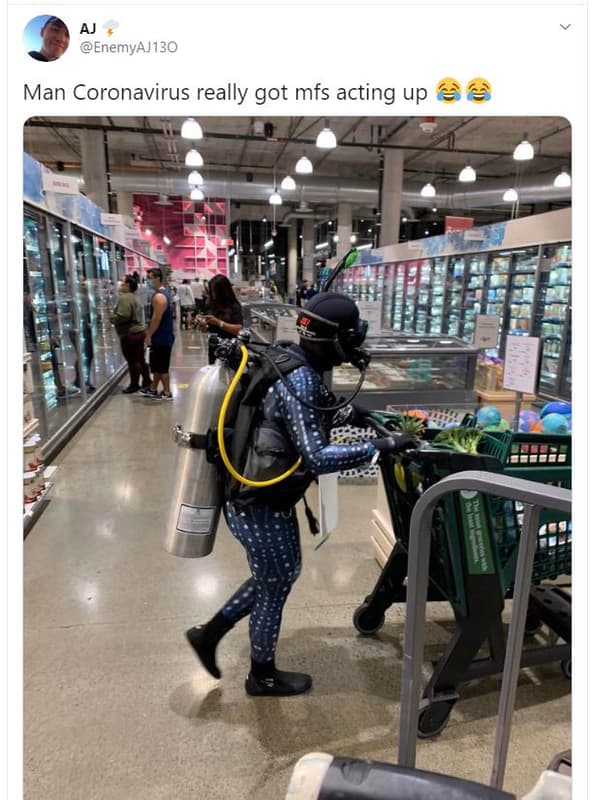 Enemyaj130 man coronavirus really got mfs acting up