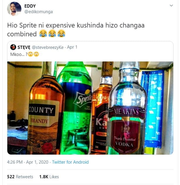 Eddy edikomunga hio sprite ni expensive kushinda hizo changaa combined steve ste