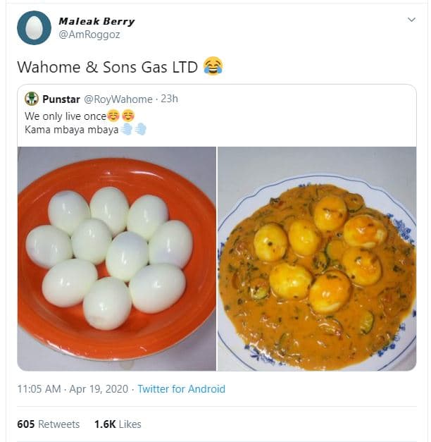 Maleak berry amroggoz wahome sons gas ltd punstar roywahome 23h we only live onc