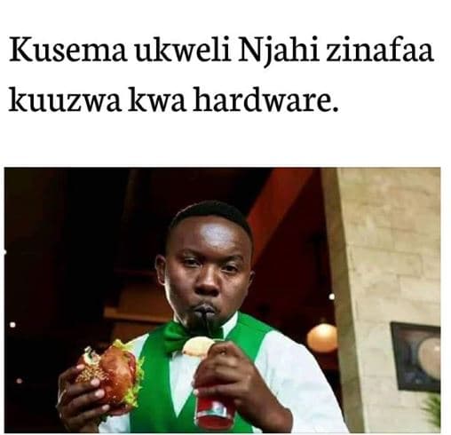 Kusema ukweli njahi zinafaa kuuzwa kwa hardware