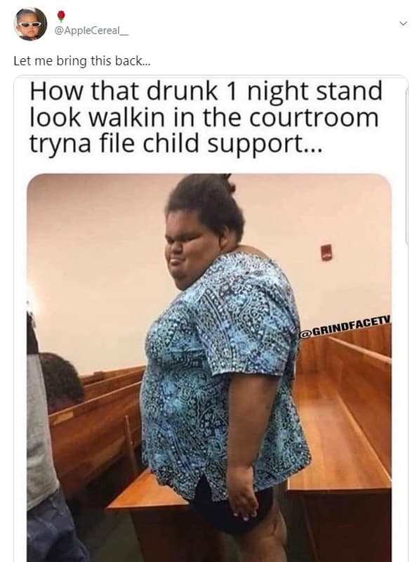 Applecereal let me bring this back how that drunk 1 night stand look walkin in t