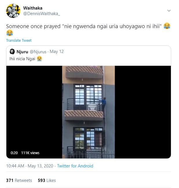 Waithaka denniswaithaka someone once prayed nie ngwenda ngai uria uhoyagwo ni ih