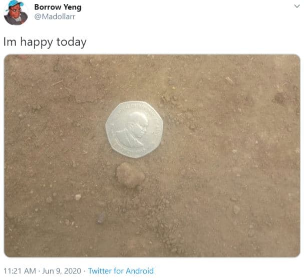 Borrow yeng madollarr im happy today 11.21 am jun 9 twitter for android