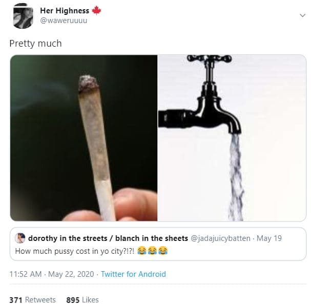 Her highness waweruuuu pretty much dorothy in the streets blanch in the sheets j