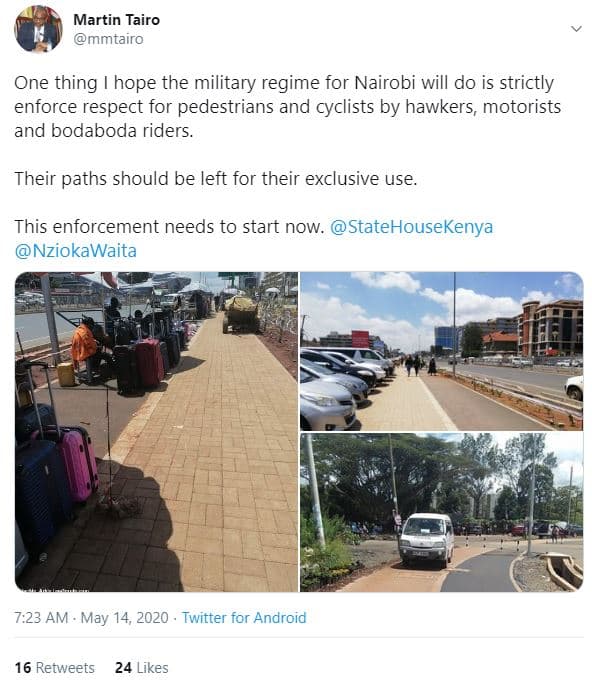 Martin tairo mmtairo one thing hope the military regime for nairobi will do is s