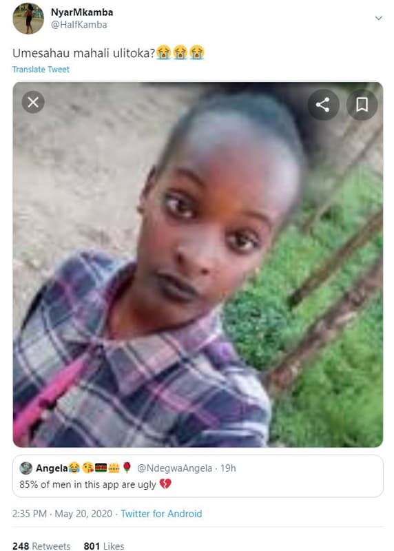 Nyarmkamba halfkamba umesahau mahali ulitoka? íàfàfà translate tweet d angela nd