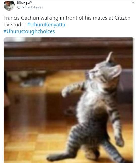 Kilungu franky_kilungu francis gachuri walking in front of his mates at citizen