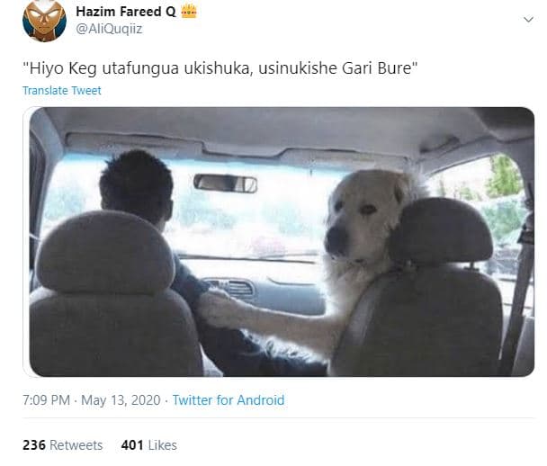 Hazim fareed q aliquqiiz hiyo keg utafungua ukishuka usinukishe gari bure transl