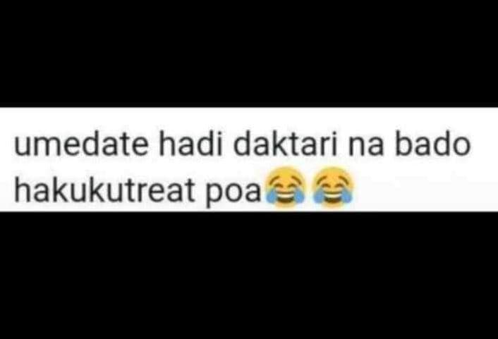 Umedate hadi daktari na bado hakukutreat poa