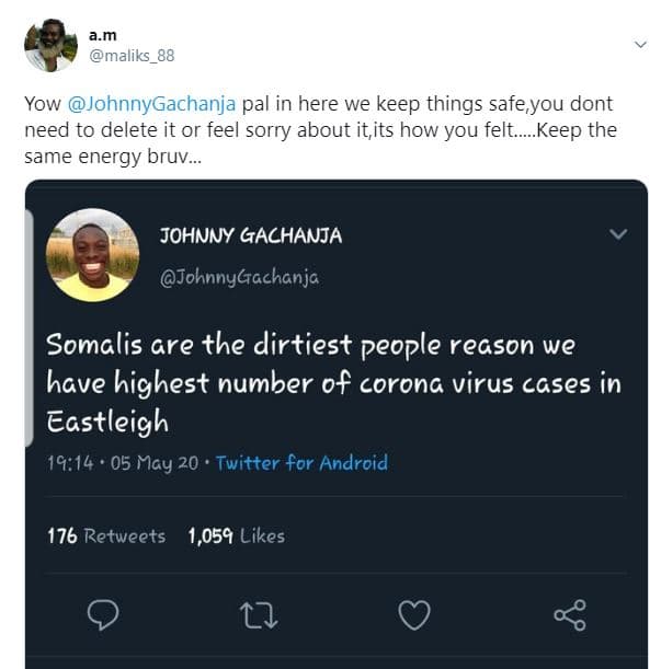 A.m maliks_88 yow johnnygachanja pal in here we keep things safeyou dont need to