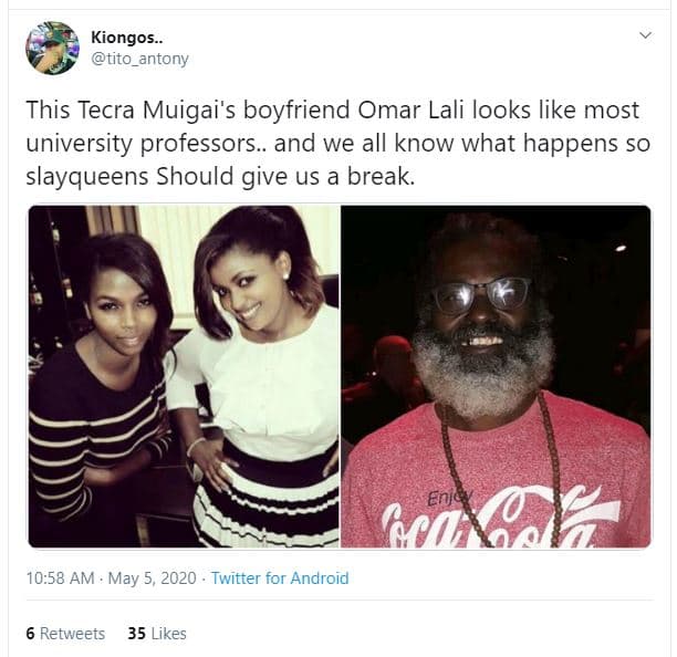 Kiongos. tito_antony this tecra muigai's boyfriend omar lali looks like most uni