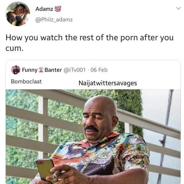 Adamz 109 philz_adamz how you watch the rest of the porn after you cum. funny ba