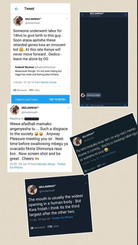 Tweet mulamwah hlamwar someone underwent labor for 18hrs to give birth to this g