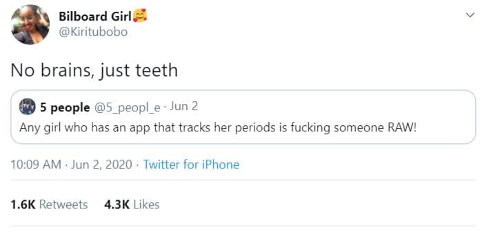 Bilboard girl kiritubobo no brains, just teeth 5 people 5_peopl jun 2 any girl w