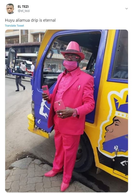 El tezi el_tezi huyu aliamua drip is eternal translate tweet