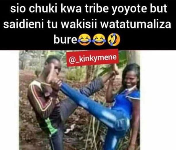 Sio chuki kwa tribe yoyote but saidieni tu wakisii watatumaliza bure kinkymene