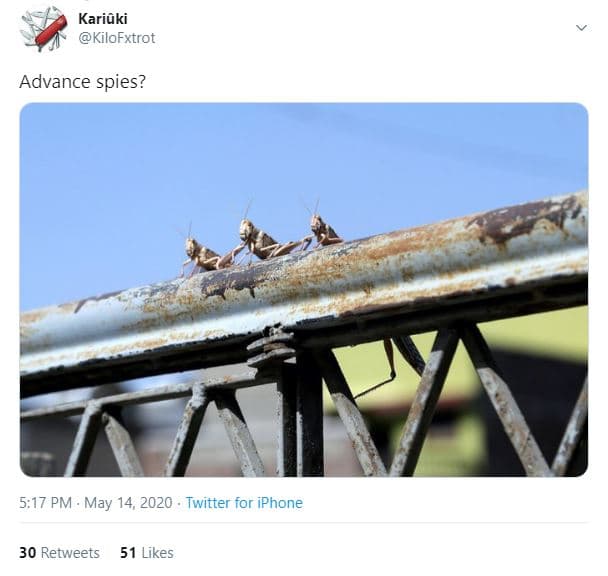 Kariuki kilofxtrot advance spies? 5,17 pm . may 14, twitter for iphone 30 retwee