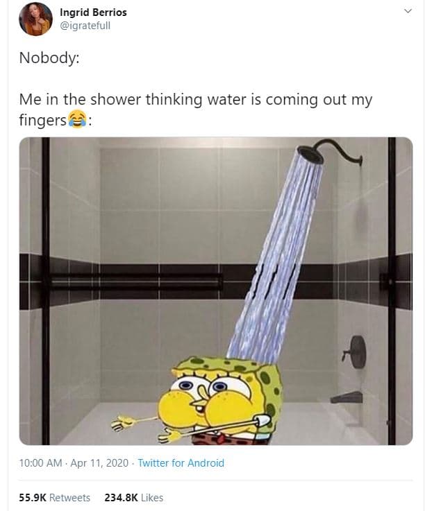 Ingrid berrios igratefull nobody me in the shower thinking water is coming out m