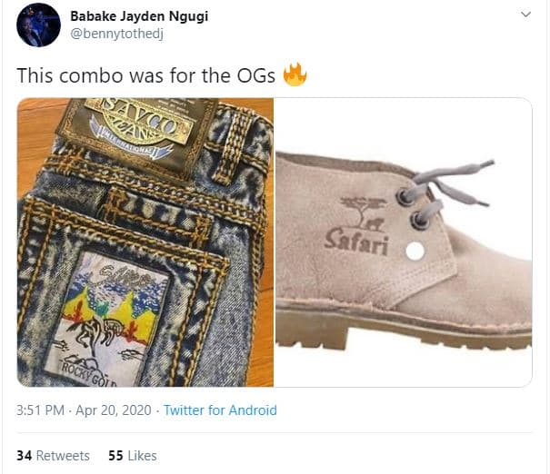 Babake jayden ngugi bennytothedj this combo was for the ogs 3.51 pm apr 20, twit