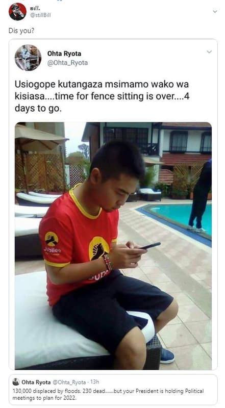 Bll stillbill dis you? ohta ryota ohta_ryota usiogope kutangaza msimamo wako wa