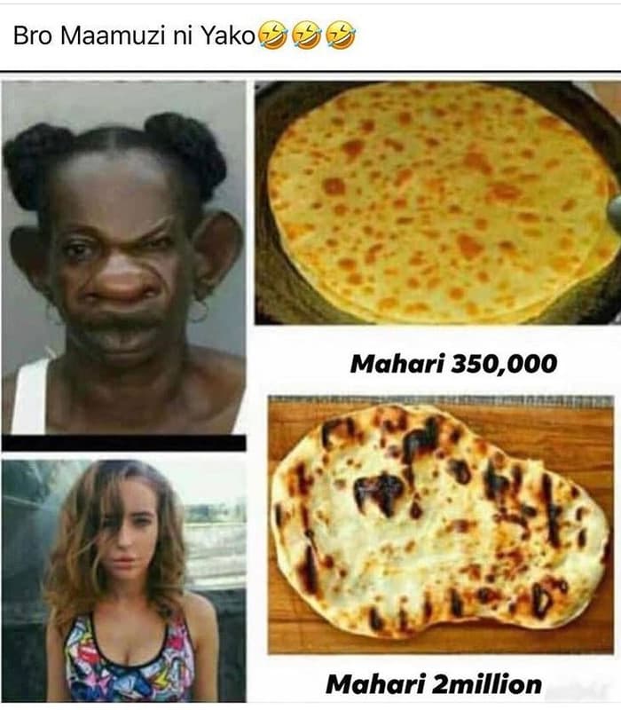 Bro maamuzi ni yako mahari 350,000 mahari 2million