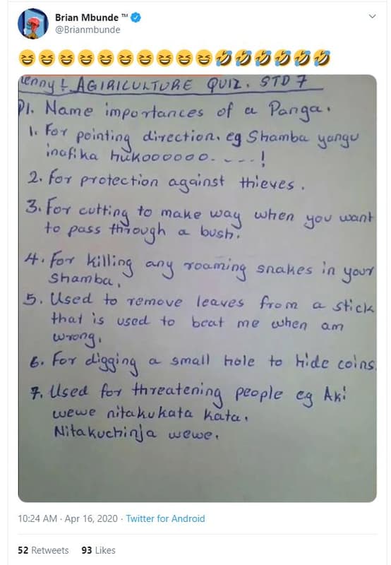 Brian mbunde brianmbunde stjjvj u6ny lagiaicuniube qviz std ? pı name smpo rance