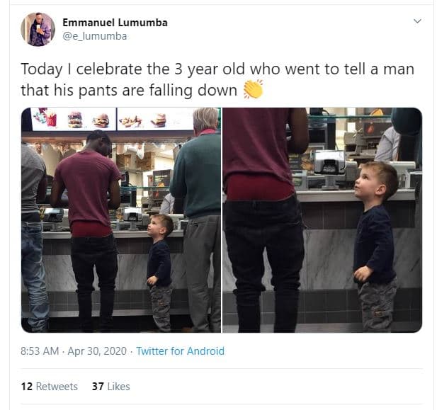 Emmanuel lumumba e_lumumba today celebrate the 3 year old who went to tell a man