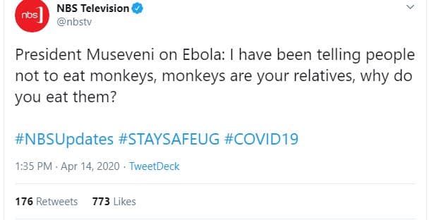 Nbs television nbstv nbs president museveni on ebola have been telling people no