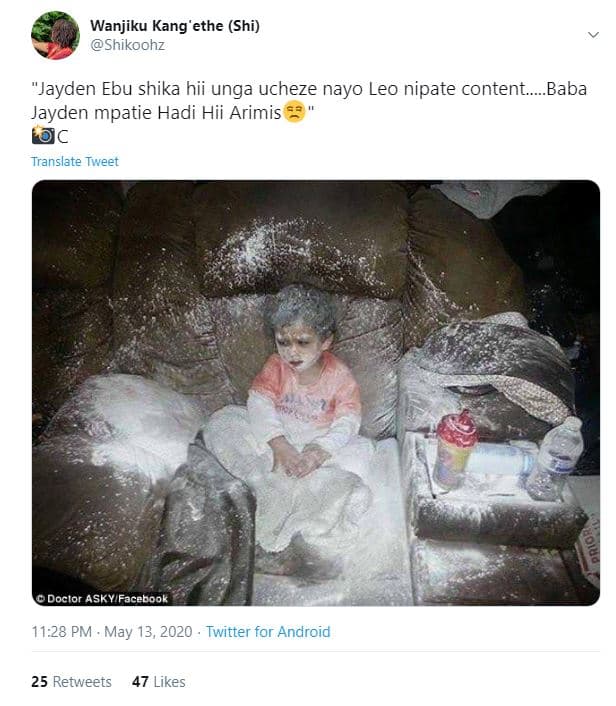 Wanjiku kang'ethe shi shikoohz jayden ebu shika hii unga ucheze nayo leo nipate