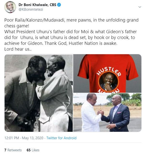 Dr boni khalwale, cbs kbonimtetezi poor railakalonzo mudavadi, mere pawns, in th