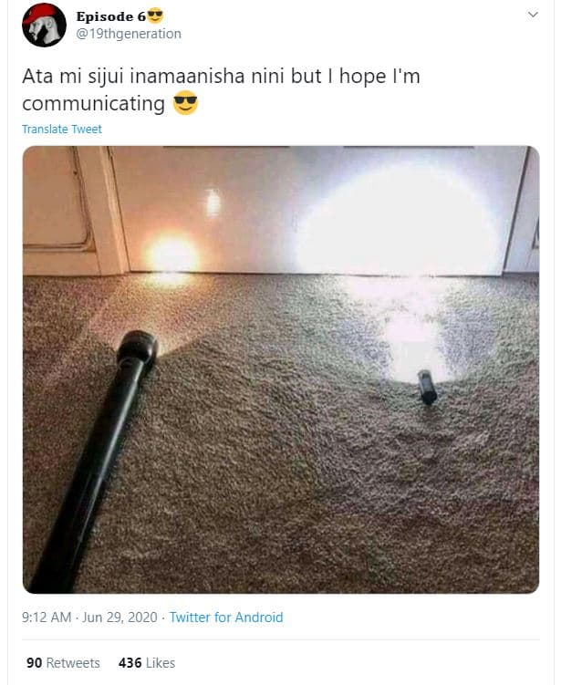 Episode 19thgeneration ata mi sijui inamaanisha nini but hope i'm communicating