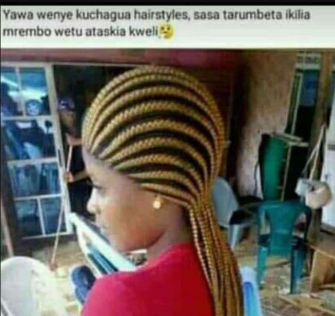 Yawo wenye kuchagua hair slyles, sas0 tarumbeta ikllta mrernbo wetu alaskio kwel