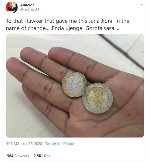 Almeida maliks_88 to that hawker that gave me this jana jioniin the name of chan