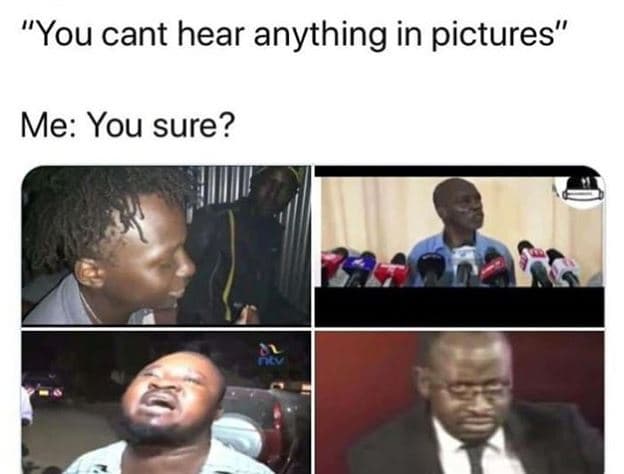 You cant hear anything in pictures me you sure?