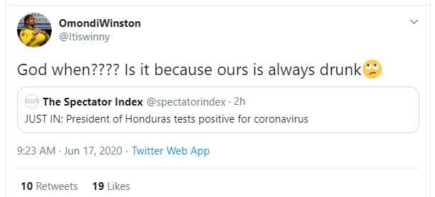 Omondiwinston itiswinny god when???? is it because ours is always drunk the spec