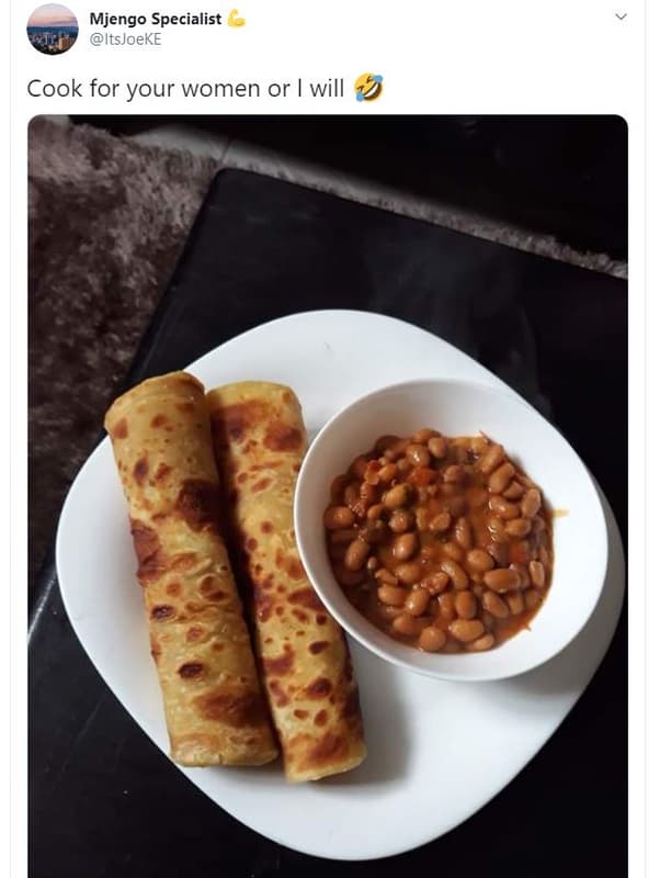 Mjengo specialist itsjoeke cook for your women or will