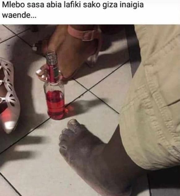 Mlebo sasa abia lafiki sako giza inaigia waende