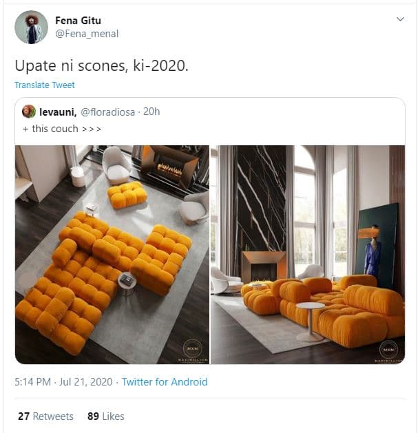 Fena gitu fena menal upate ni scones, ki. translate tweet levauni, floradiosa .