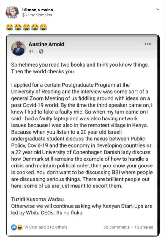 Kmonjo maina kamonjomaina austine arnold 4h sometimes you read two books and thi