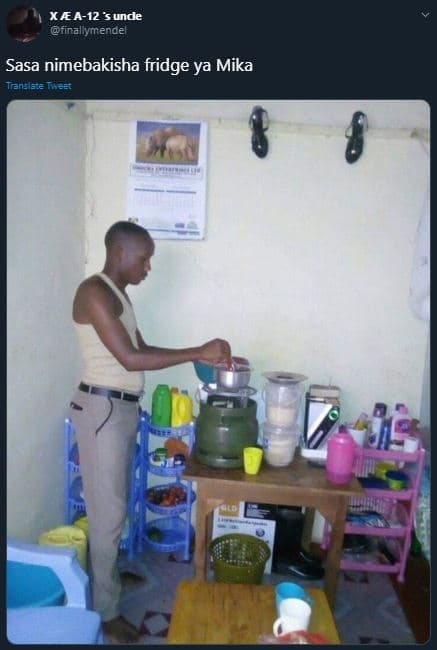 Xfa12 ' unde finallymendel sasa nimebakisha fridge ya mika tranzlate tweet