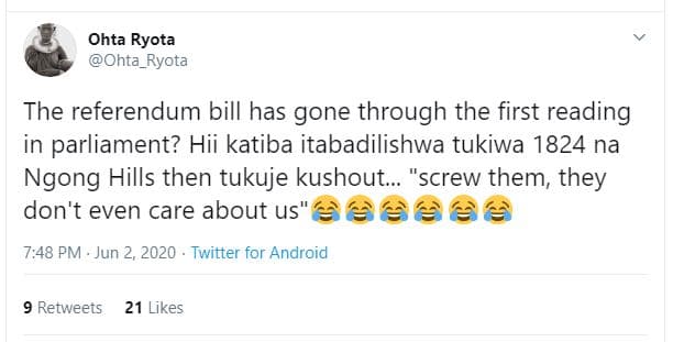 Ohta ryota ohta_ryota the referendum bill has gone through the first reading in