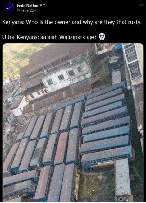 Fede nation 0 fede_254 kenyans who is the owner and why are they that rusty. ult