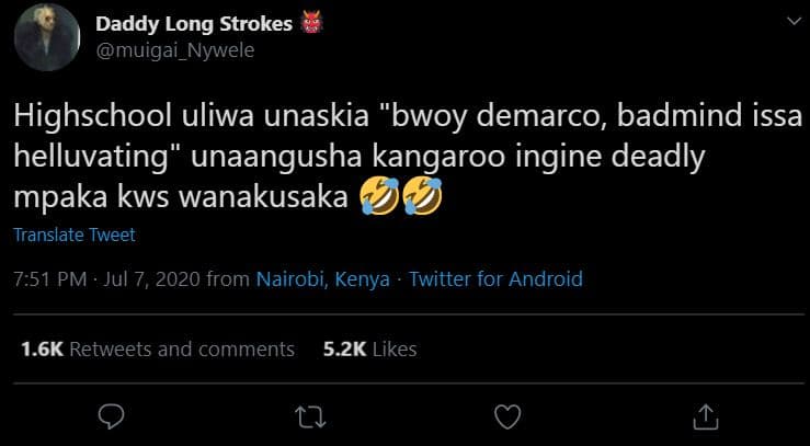 Daddy long strokes muigai_nywele highschool uliwa unaskia bwoy demarco, badmind