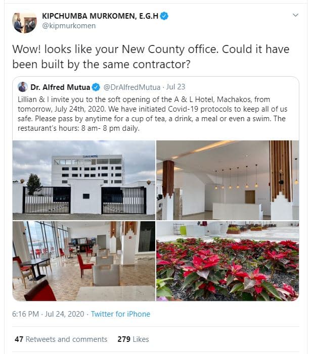 Kipchumba murkomen, eg.h kipmurkomen wow! looks like your new county office. cou